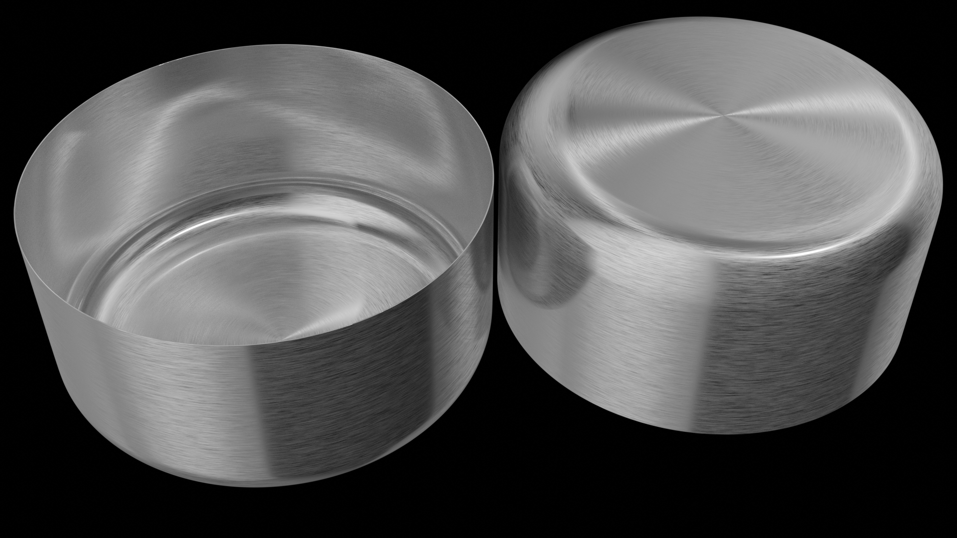Procedural Cylindrical Brushed Metal preview image 1